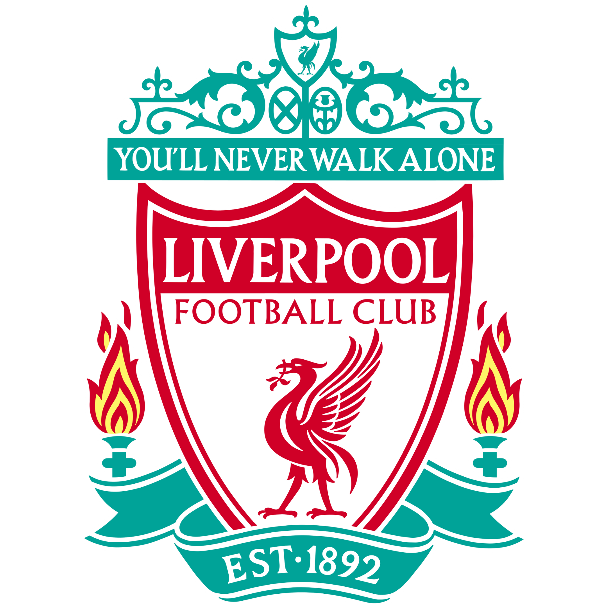 Nálepka na stenu do detskej izby - Liverpool FC logo